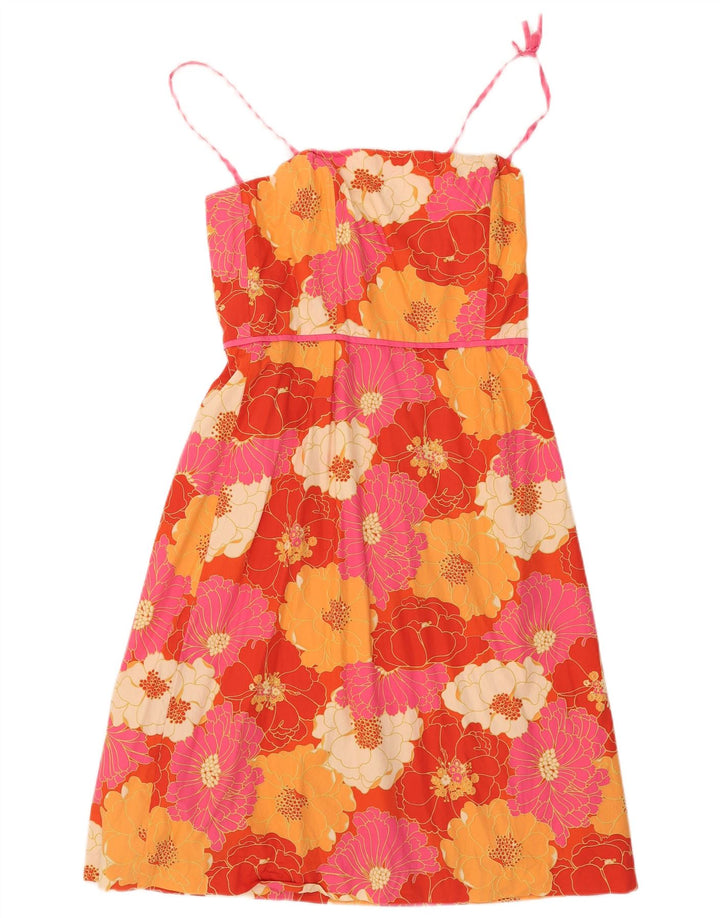 Kathlin Argiro Dame A-Line Kjole US 12 Large Multicolored Floral
