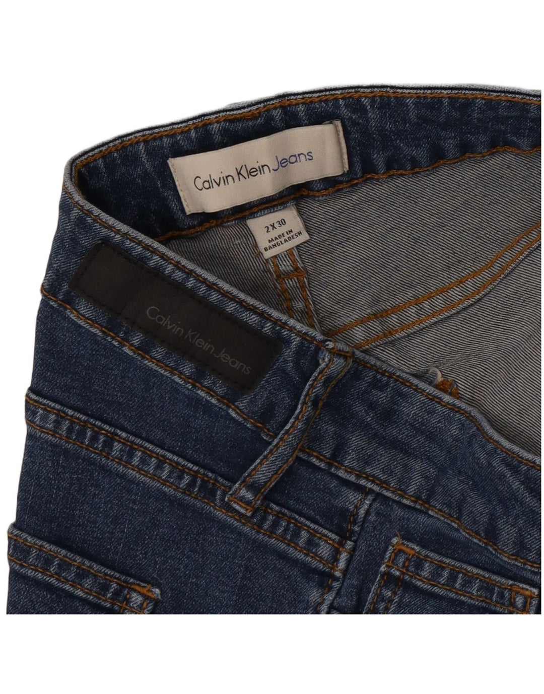 Calvin Klein Lige Jeans til kvinder W30 L30 Blå