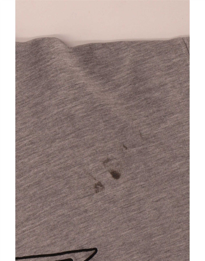 Umbro Herre Grafisk Sweatshirt Jumper XL Grå Flecked Bomuld