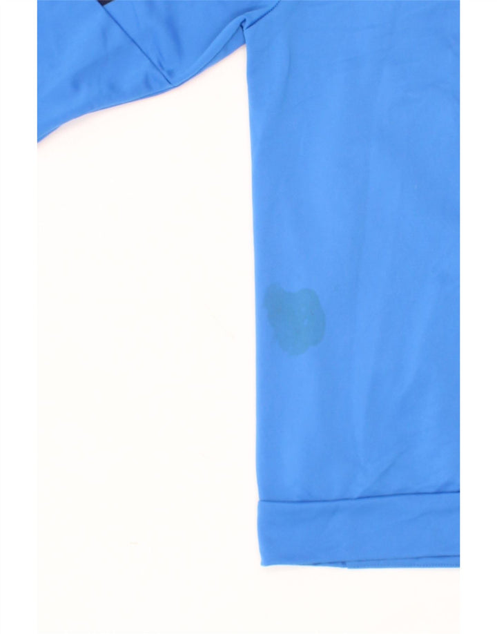 PUMA Boys Tracksuit Top Jacket 13-14 Years Blue Colourblock Polyester Vintage Puma and Second-Hand Puma from Messina Hembry 