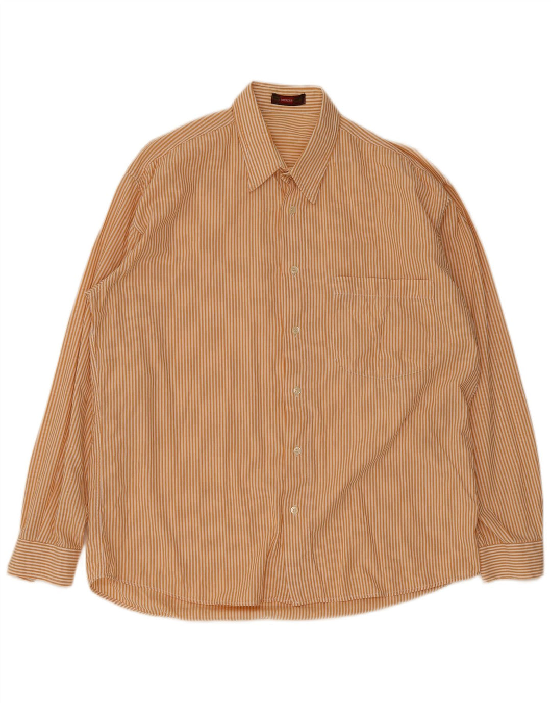 Carrera herreskjorte stor orange nålestribe