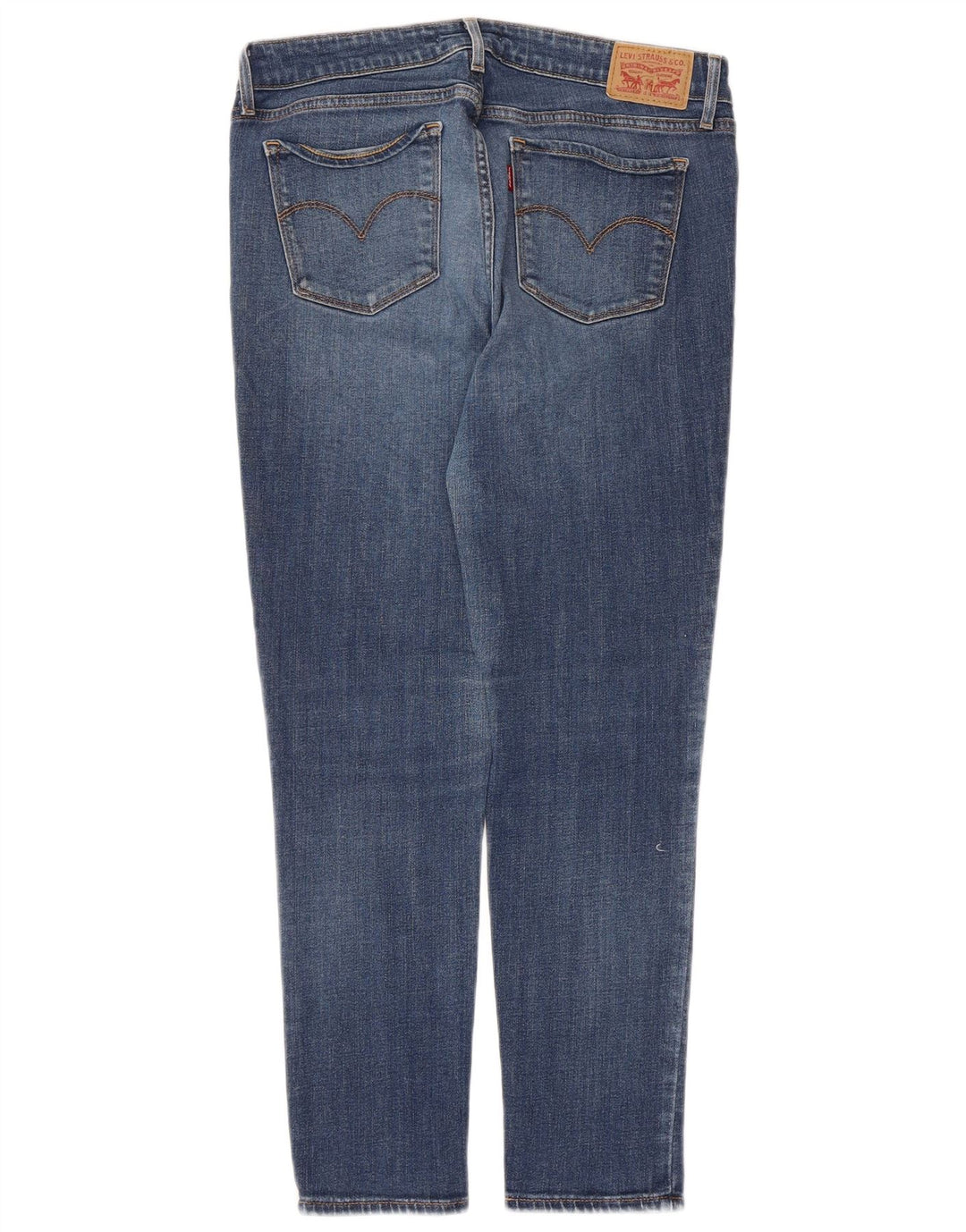 Levi's Dame 711 Skinny Jeans W29 L26 Blå Bomuld