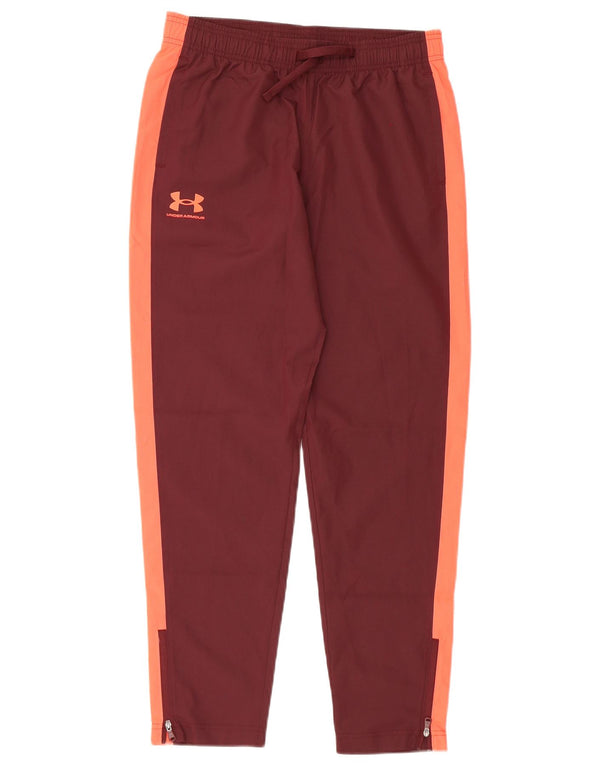 Under Armour piger træningsbukser 13-14 år XL Burgundy Colourblock