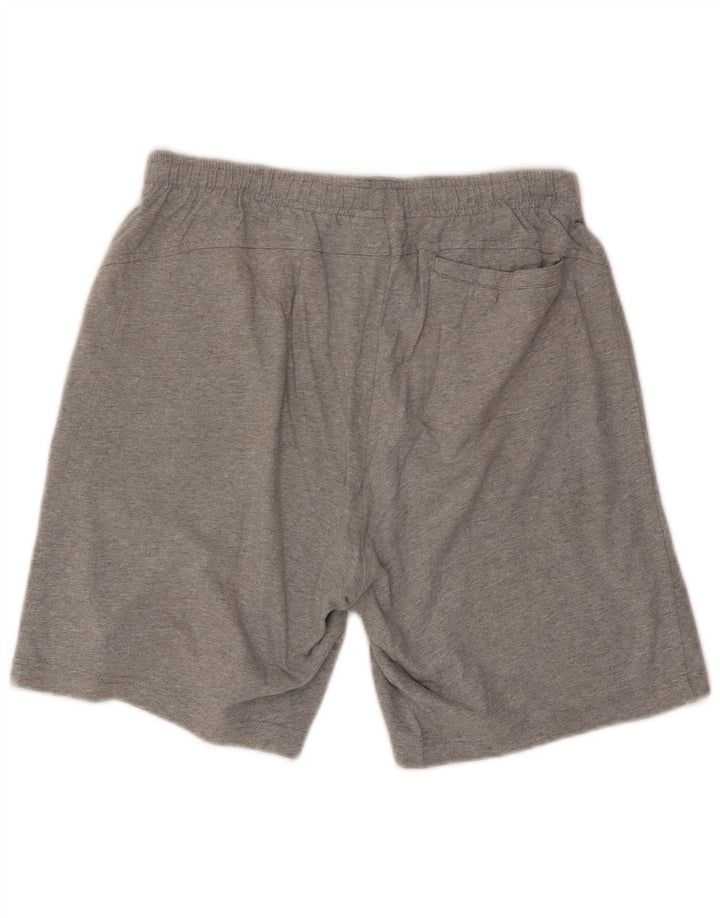 Champion Sports Shorts til mænd, store, grå flækkede