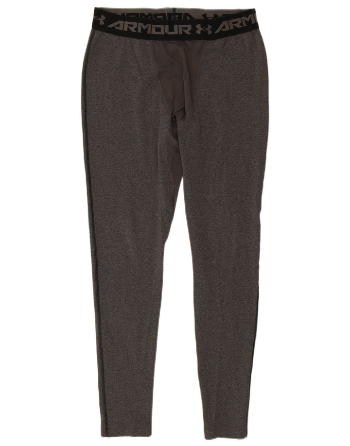 UNDER ARMOUR Mens Graphic Leggings Medium  Grey