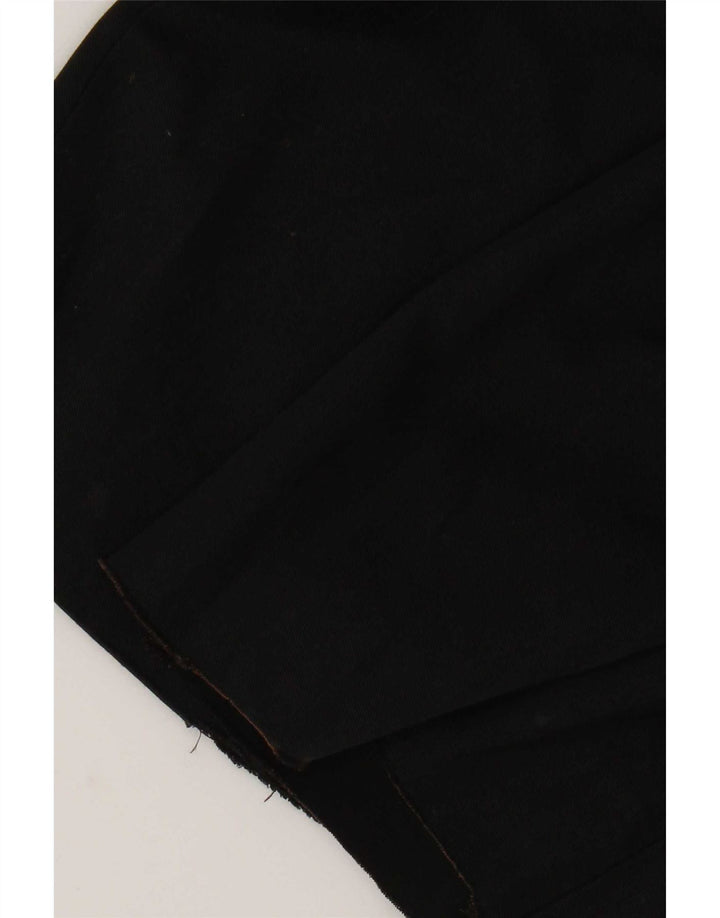 Zara Herre Lige Chinobukser EU 42 Large W32 L32 Sort Polyester