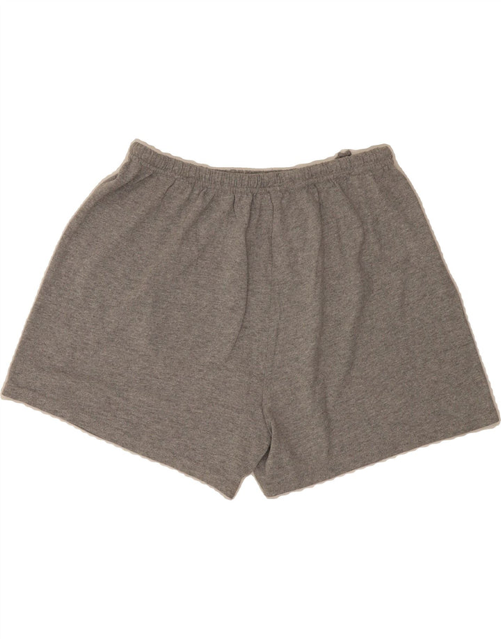 RUSSELL ATHLETIC Womens Sport Shorts UK 14 Large  Grey Polyester Vintage Russell Athletic and Second-Hand Russell Athletic from Messina Hembry 