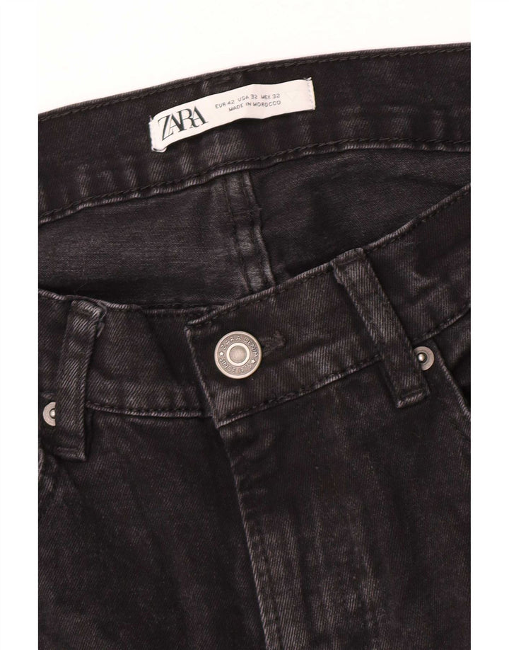 Zara Herre Slim Jeans EU 42 Large W32 L30 Grå Bomuld