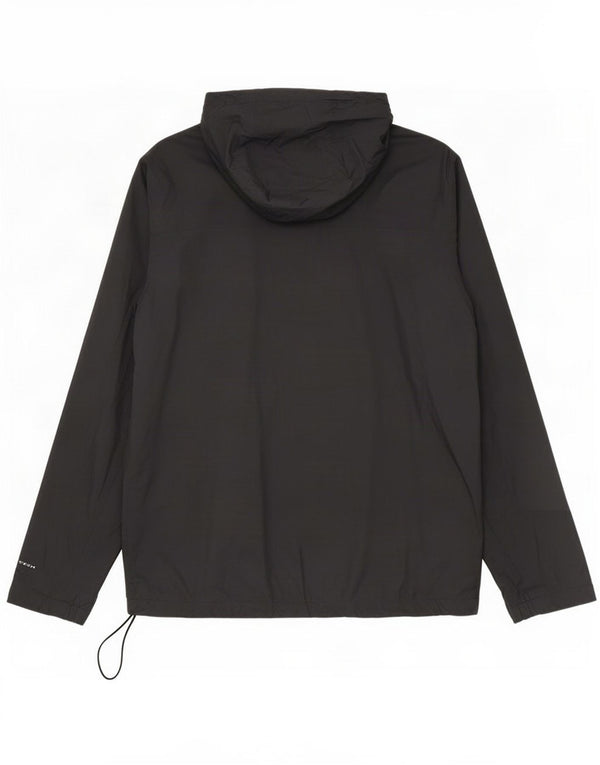 Columbia Regnjakke med hætte til mænd UK 38 Medium Sort Nylon