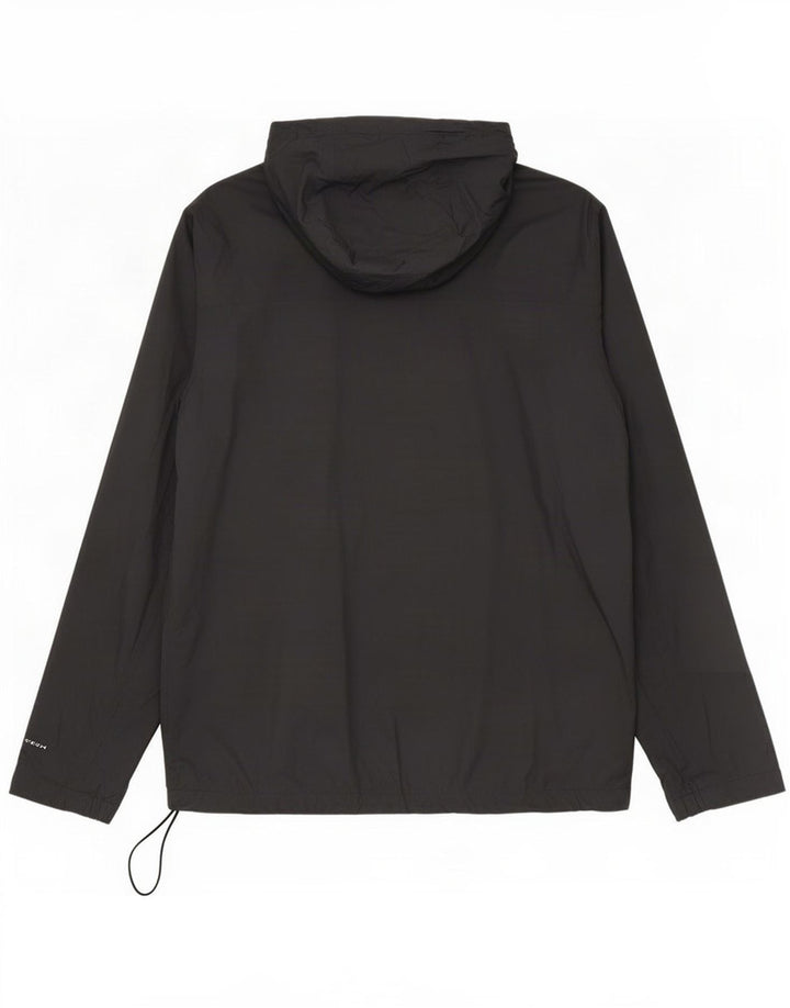 Columbia Regnjakke med hætte til mænd UK 38 Medium Sort Nylon