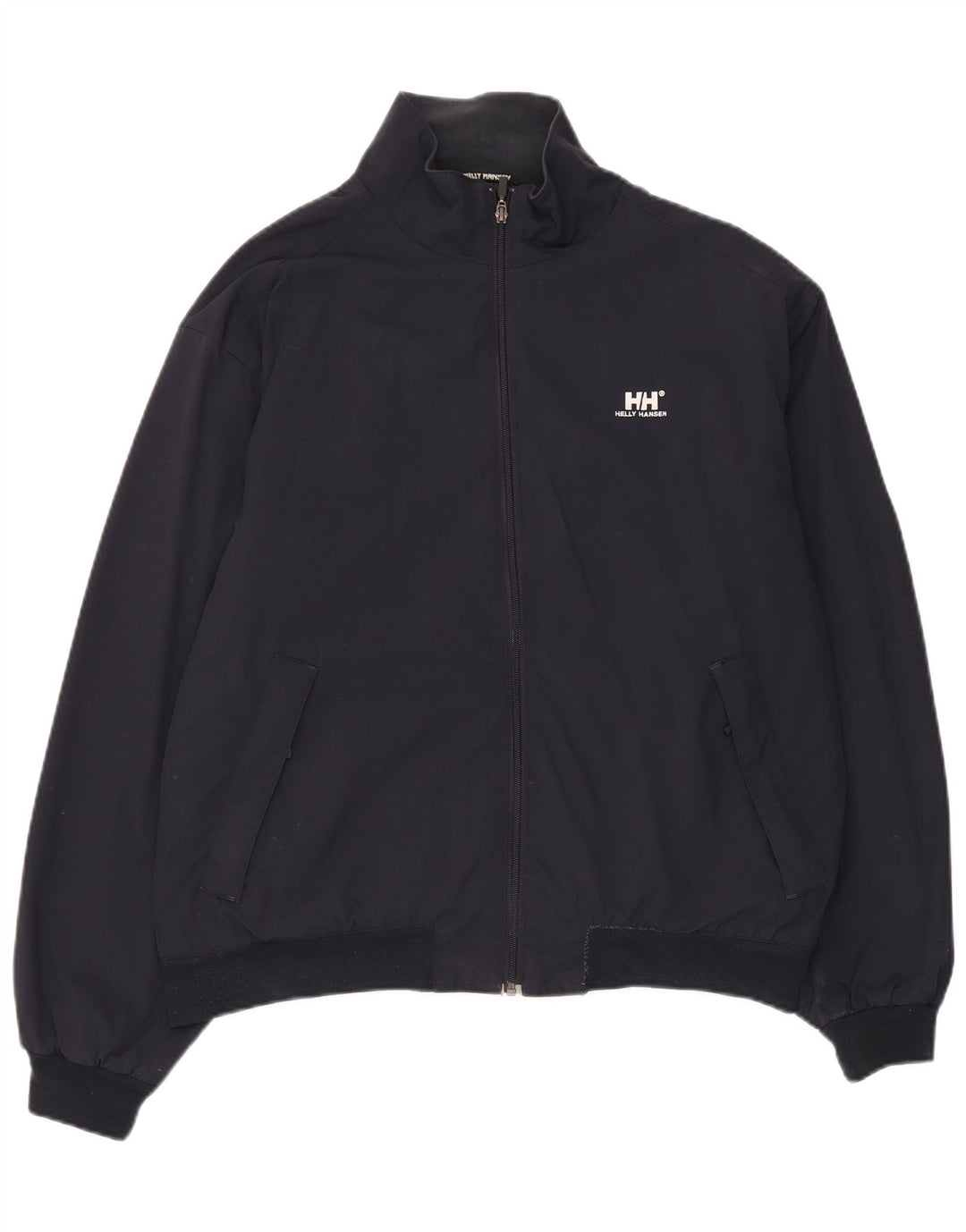 Helly Hansen Herre Bomber Jacket UK 40 Large Navy Blue Nylon