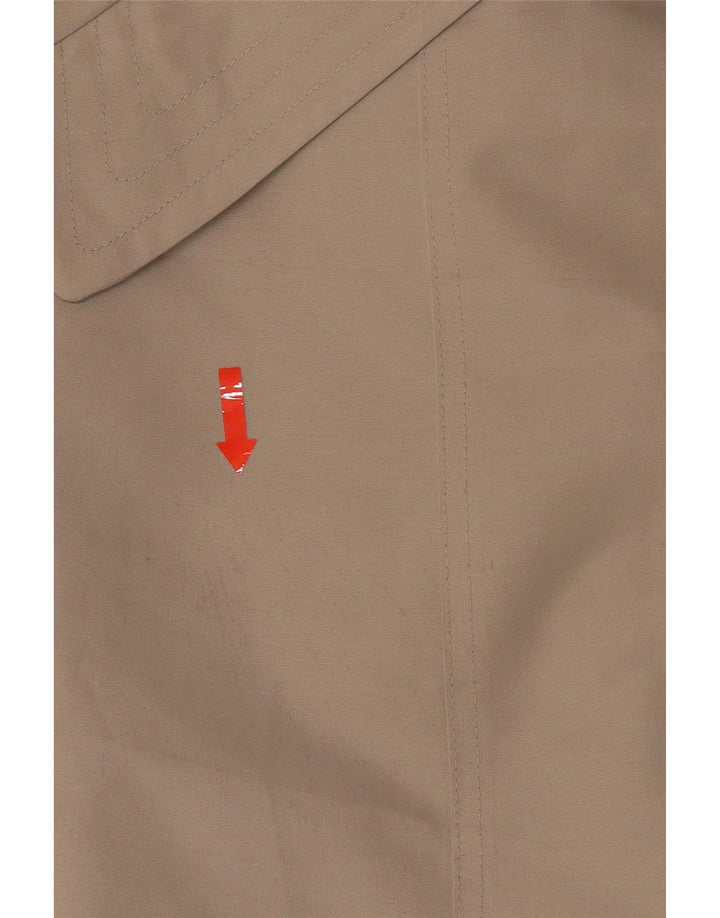 Marks & Spencer Trench Coat til kvinder UK 12 Medium Beige Polyester Classic