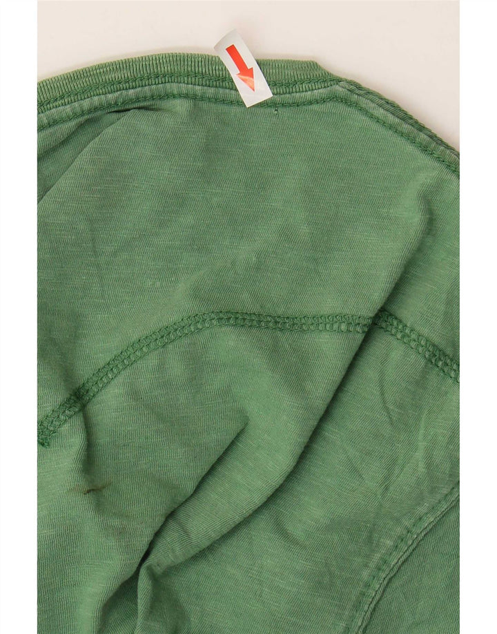 Levi's Herre T-shirt Top Medium Grøn Flecked Bomuld