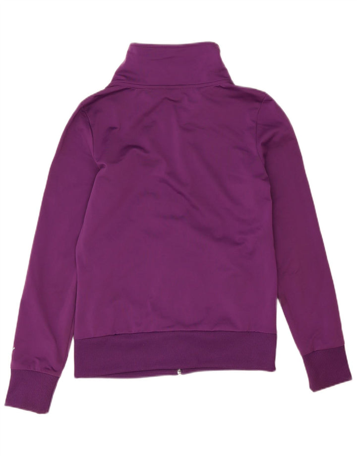 Puma Grafisk træningsdragt topjakke til kvinder UK 12 Medium Lilla Polyester