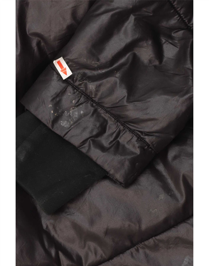 Michael Kors Herre hættepolstret jakke UK 38 Medium Sort Polyester