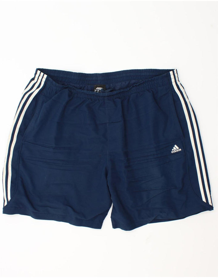 Adidas Herre Sportshorts 2XL Navy Blue Polyester