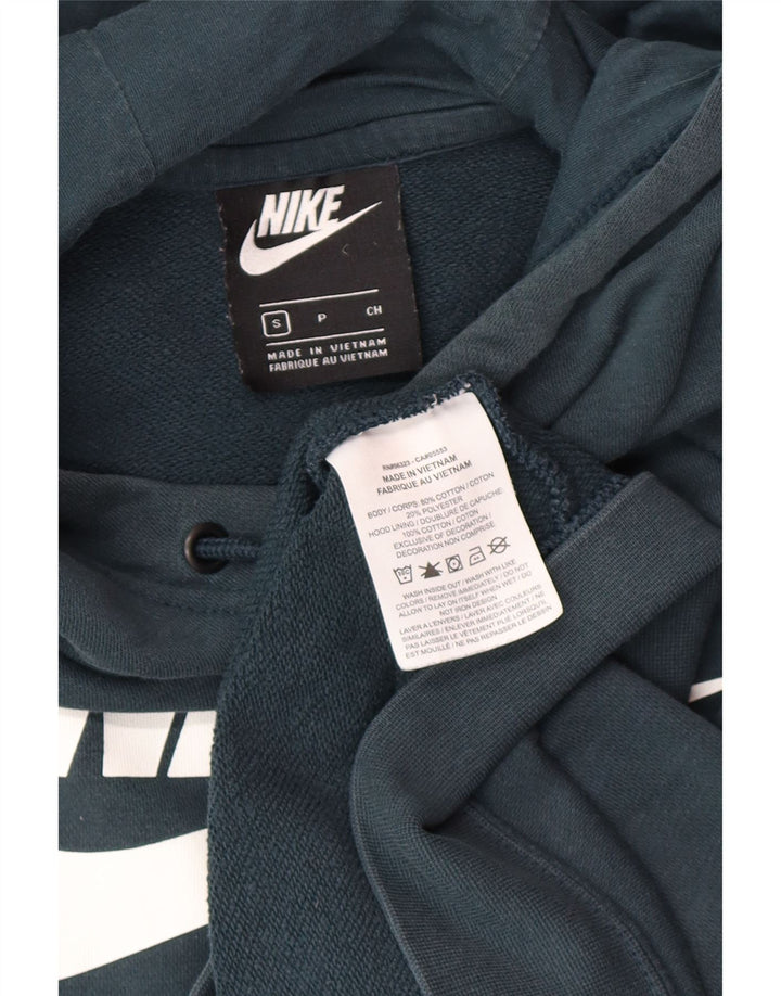 Nike grafisk hættetrøje til mænd, lille blå bomuld
