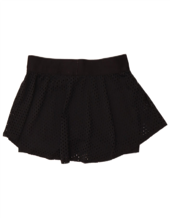 Nike Womens Dri Fit Standard Fit Skort UK 10 Small Black Polyester