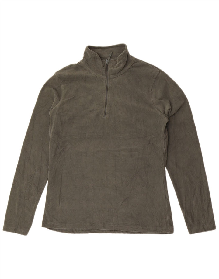 Mountain Warehouse Dame Fleece Jumper med lynlås DK 14 Medium Grøn