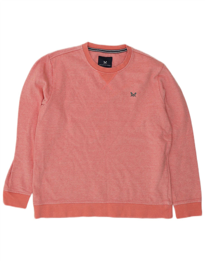 Besætningstøj Herre sweatshirt Jumper Medium Rød Flecked Bomuld