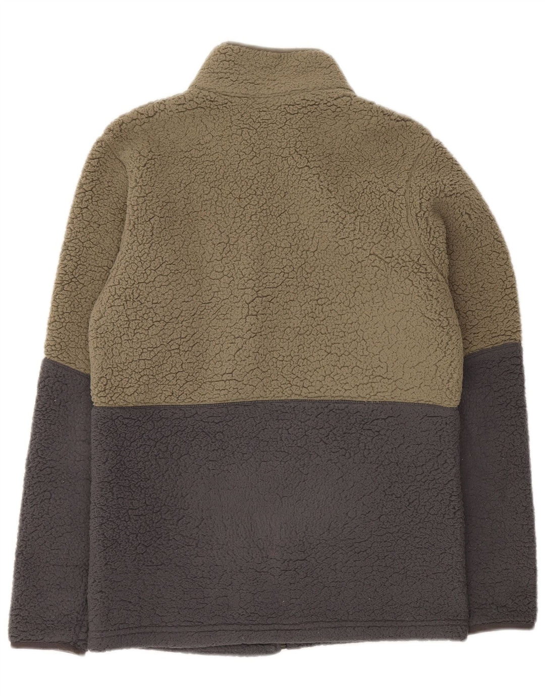 Columbia Herre fleecejakke UK 36 Small Khaki Colourblock Polyester