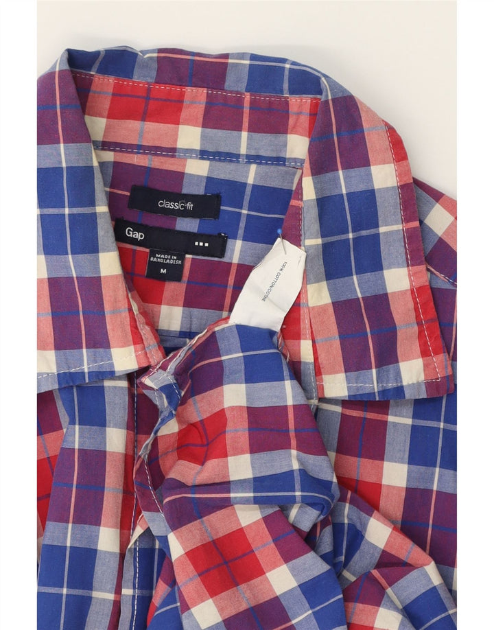 GAP Herre Classic Fit skjorte Medium flerfarvet ternet bomuld