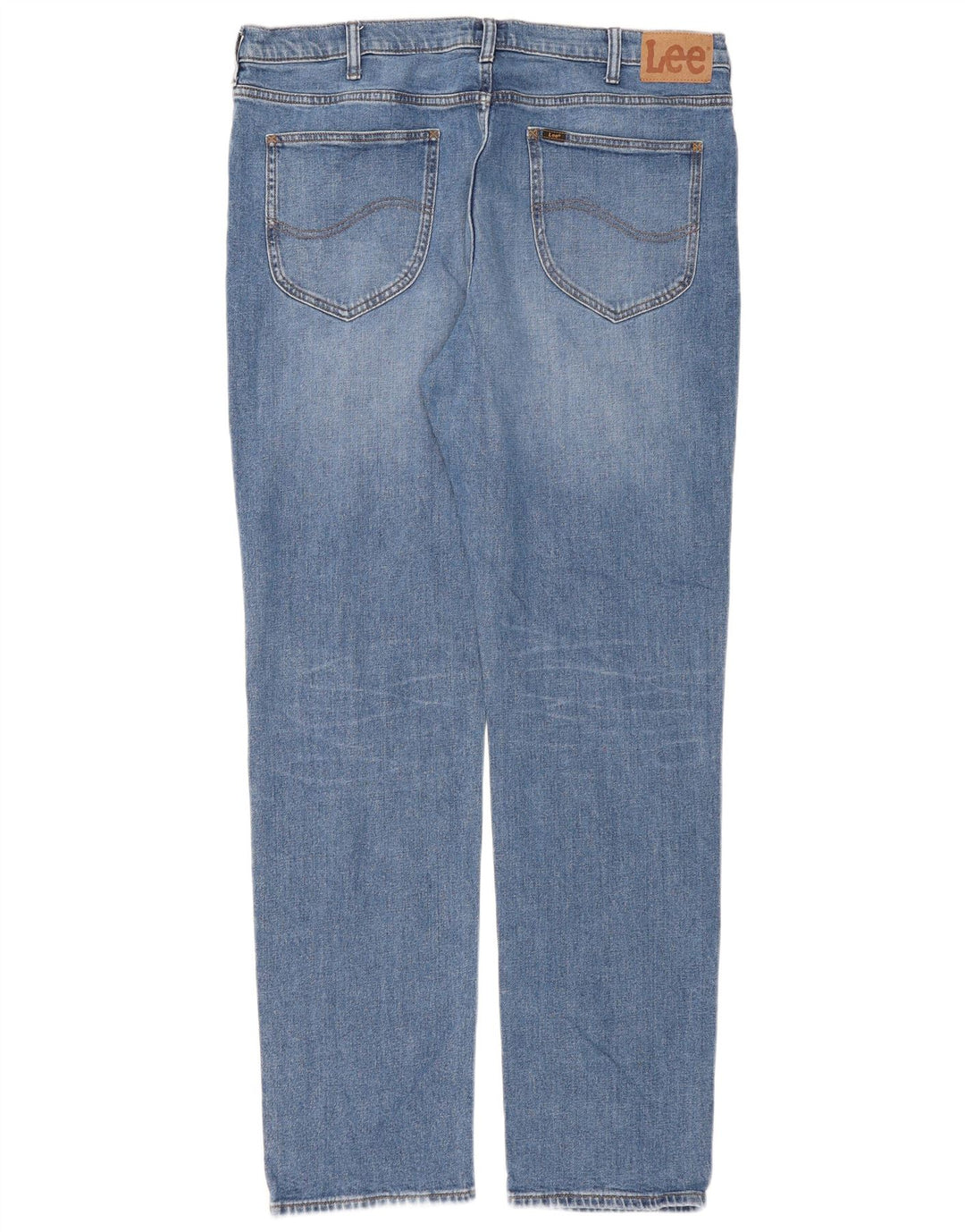 Lee Straight Jeans til mænd W38 L33 Blå