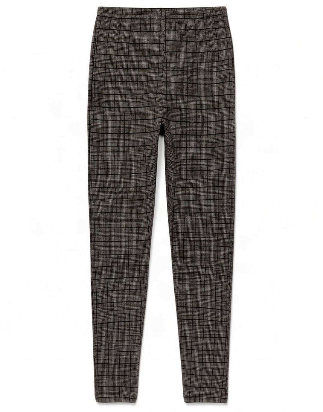 Zara Womens Leggings UK 14 Medium Black Houndstooth