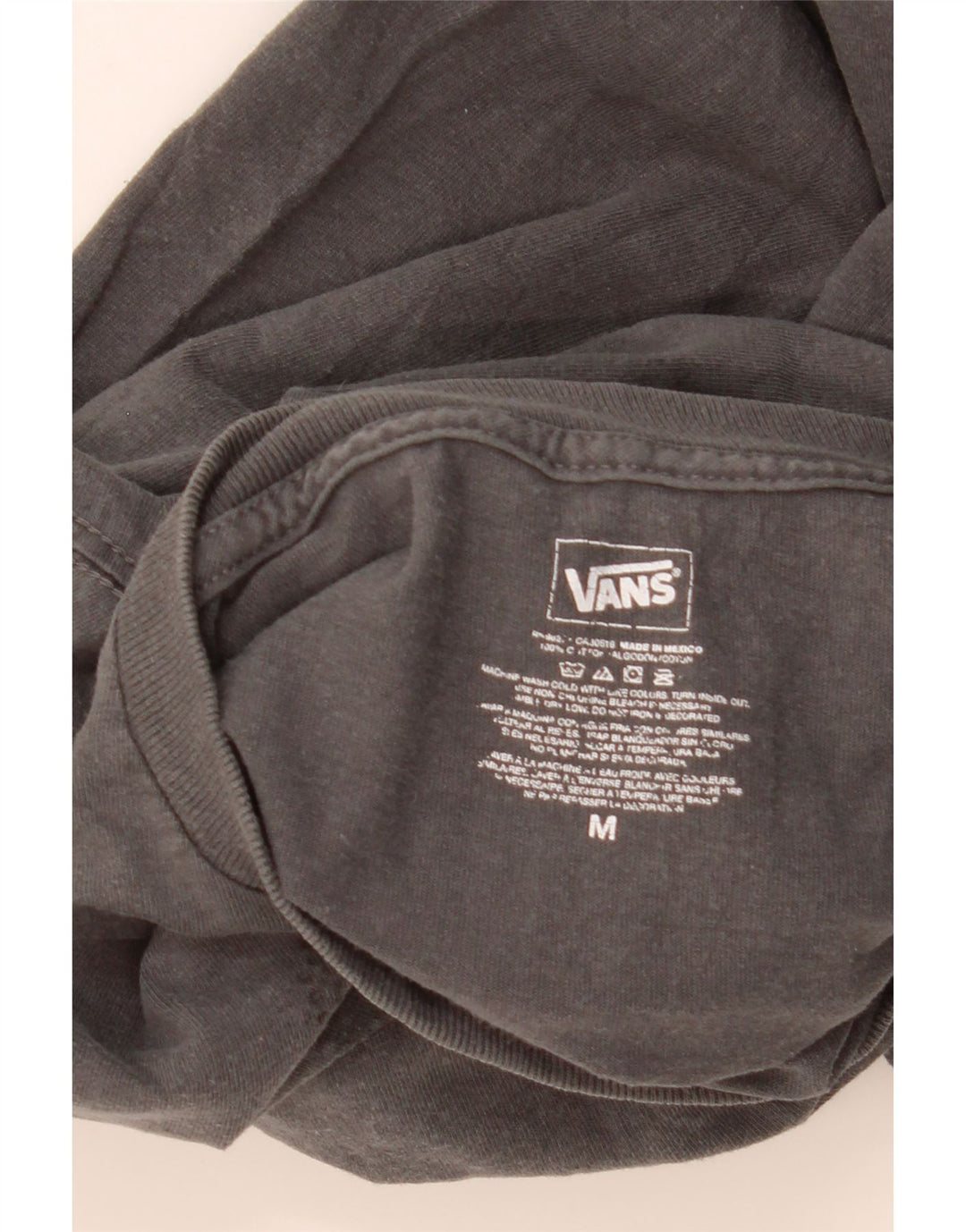 VANS Herre grafisk T-shirt Top mellemgrå bomuld