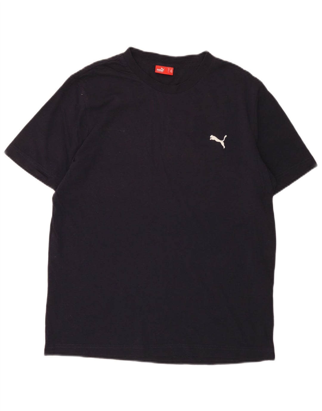 Puma herre T-shirt top mellem marineblå bomuld