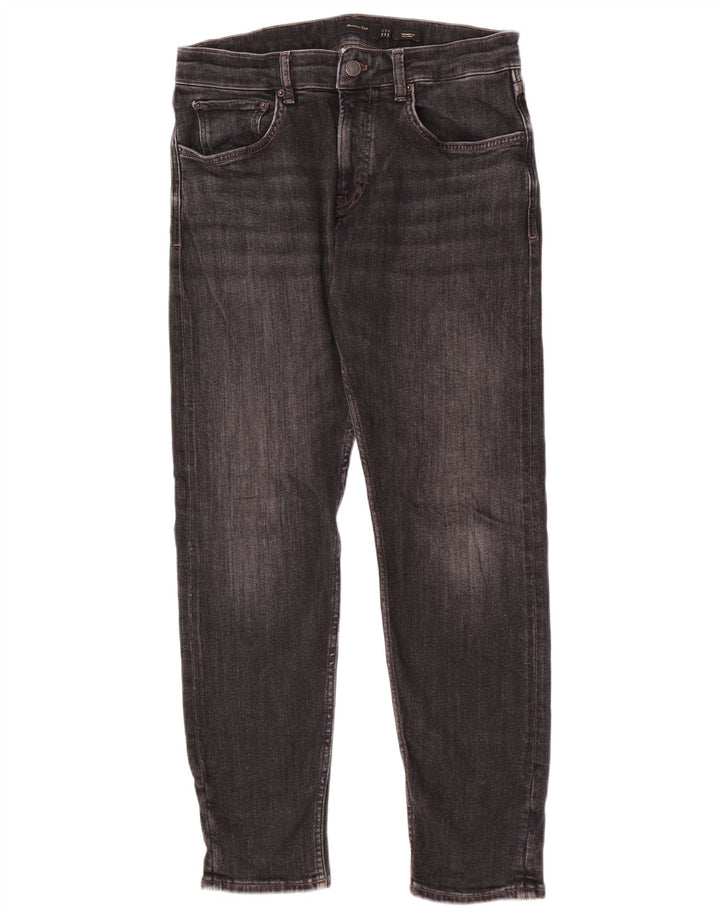 Massimo Dutti Herre Tapered Jeans EU 42 Large W32 L29 Grå
