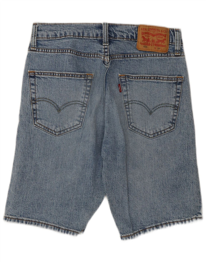 Levi's Herre 405 denimshorts W29 Små blå bomuld