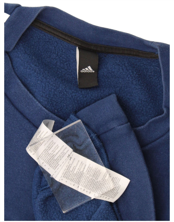 Adidas Sweatshirt Jumper til mænd 2XL marineblå bomuld