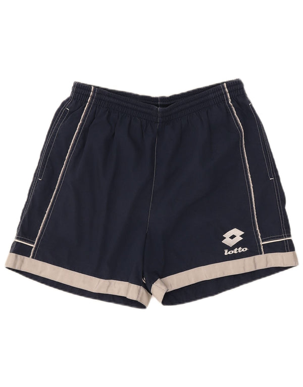 Lotto Badeshorts til mænd UK 42/44 XL Navy Blue Colourblock Polyester