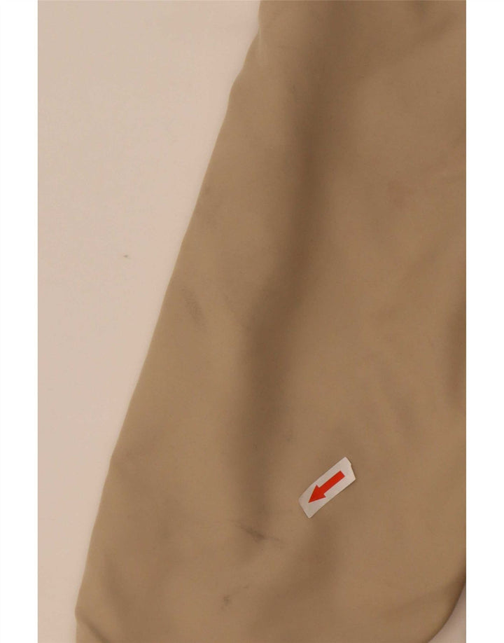 Jack Wolfskin Dame Hooded Parka Jacket UK 14 Medium Beige Polyester