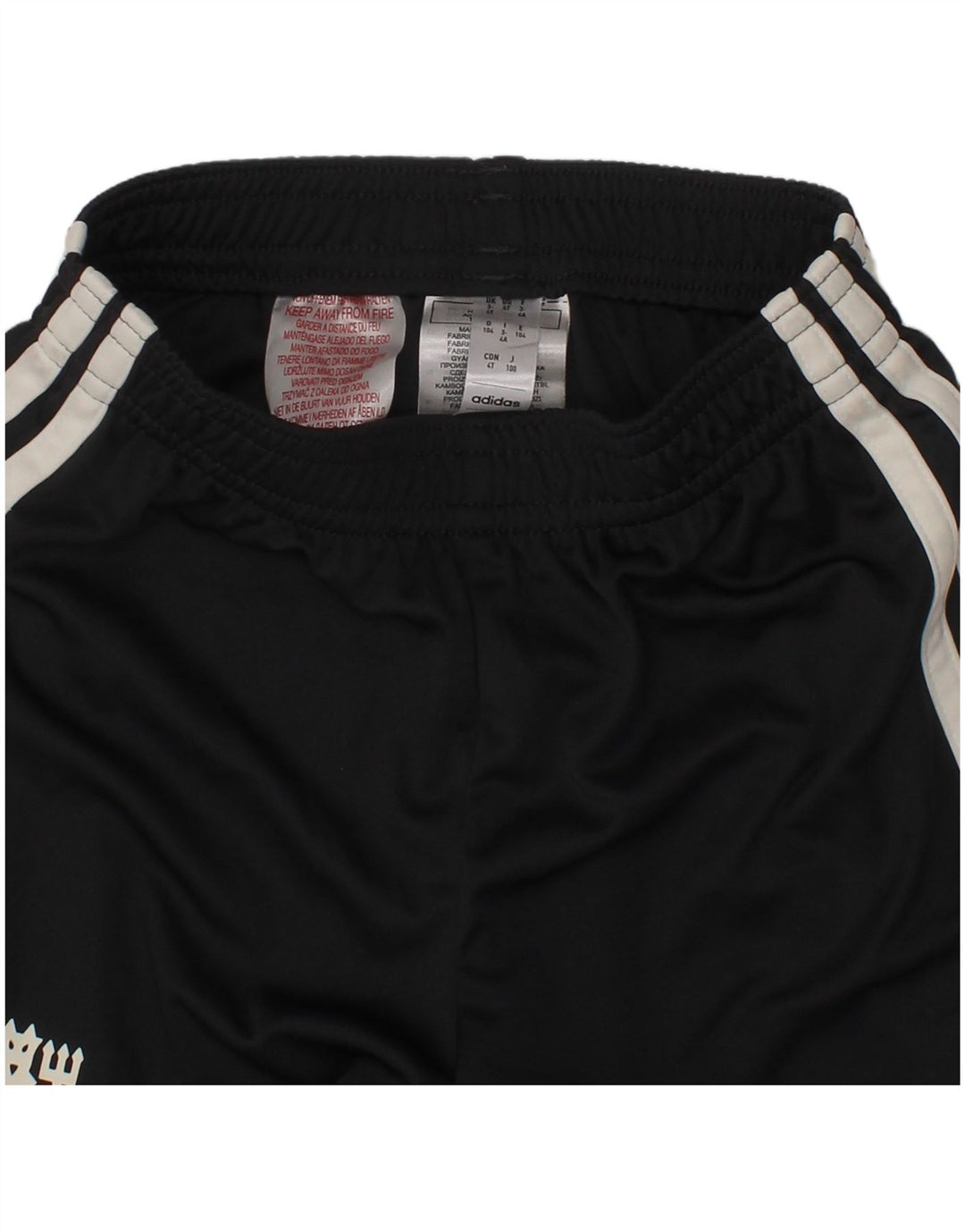 ADIDAS Boys Graphic Sport Shorts 3-4 Years  Black Polyester