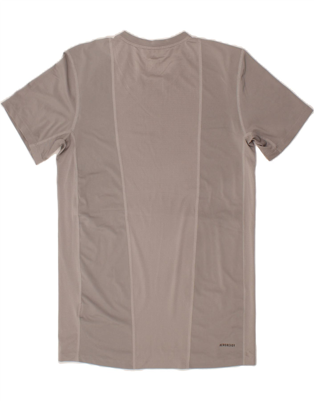 ADIDAS Mens Aeroready T-Shirt Top Large Grey Polyester Vintage Adidas and Second-Hand Adidas from Messina Hembry 