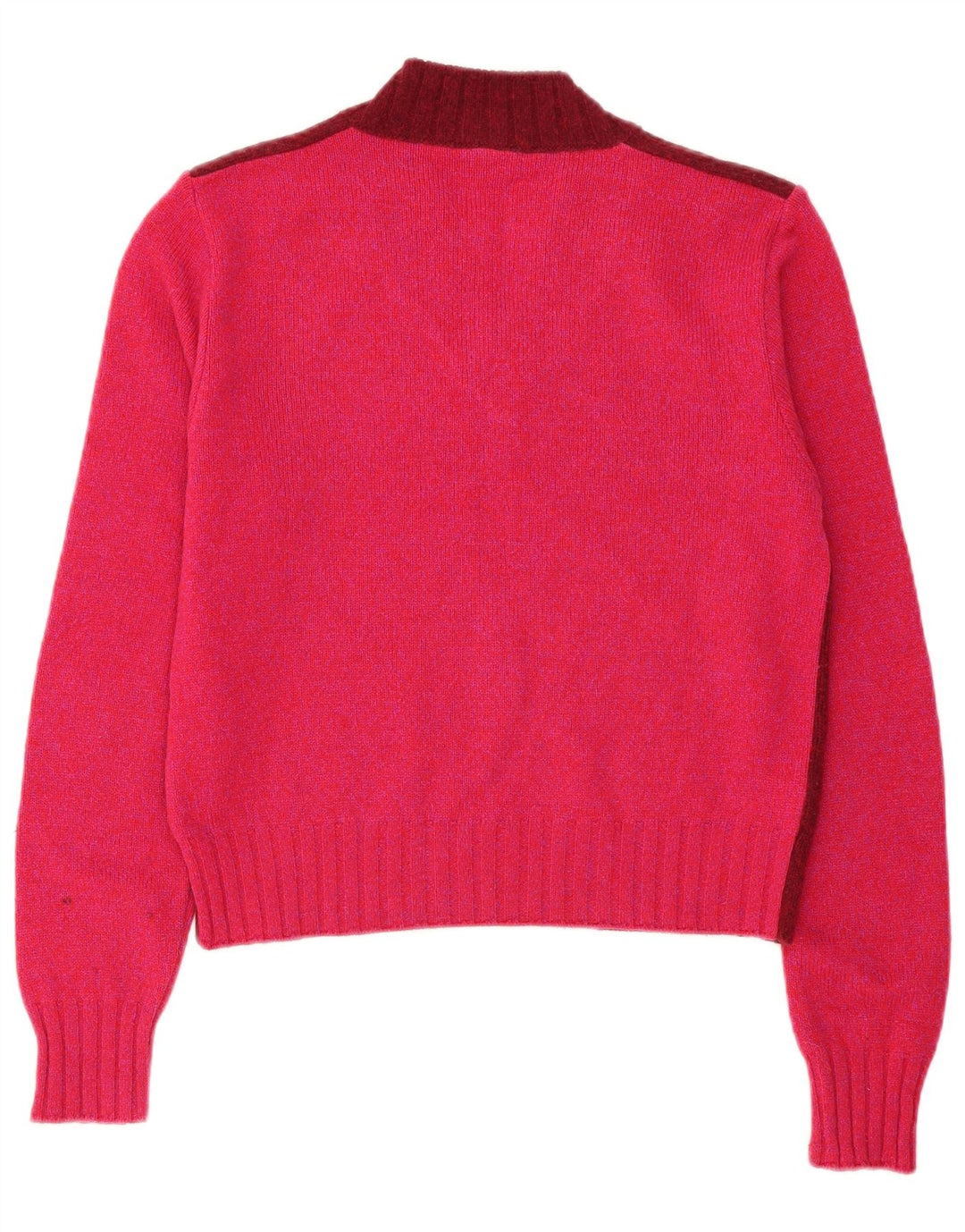 Dolce & Gabbana Dame V-hals sweater IT 44 Medium Burgundy