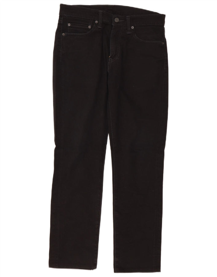 Levi's Herre 511 Slim Jeans W32 L30 Sort Bomuld