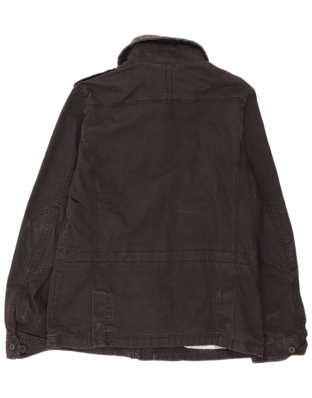 Diesel Herre Military Jacket UK 40 Large Black Cotton