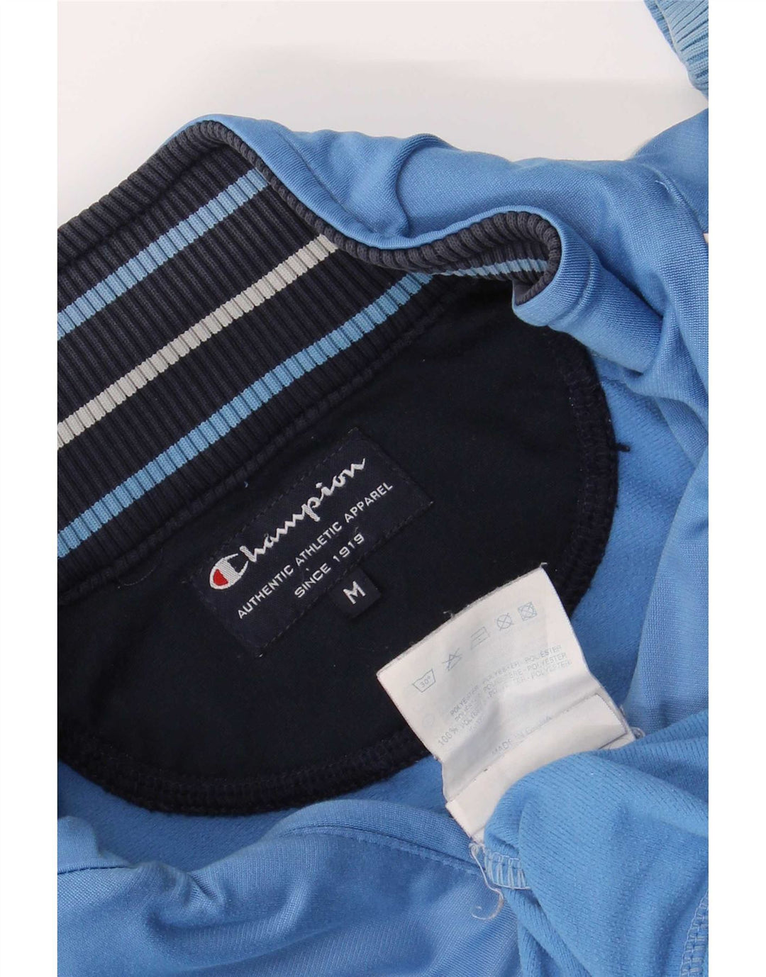 Champion Herre træningsdragt Topjakke Medium Blue Colourblock Polyester