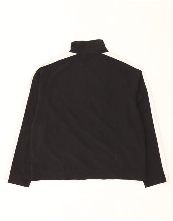 Nike træningsdragt topjakke til kvinder US 12/14 Large Black Colourblock Polyester