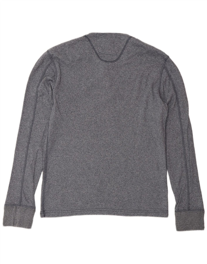 SUPERDRY Herre Top Langærmet XL Marineblå Bomuld