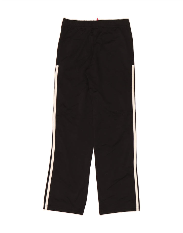 ADIDAS Girls Tracksuit Trousers 11-12 Years Black Polyester Vintage Adidas and Second-Hand Adidas from Messina Hembry 