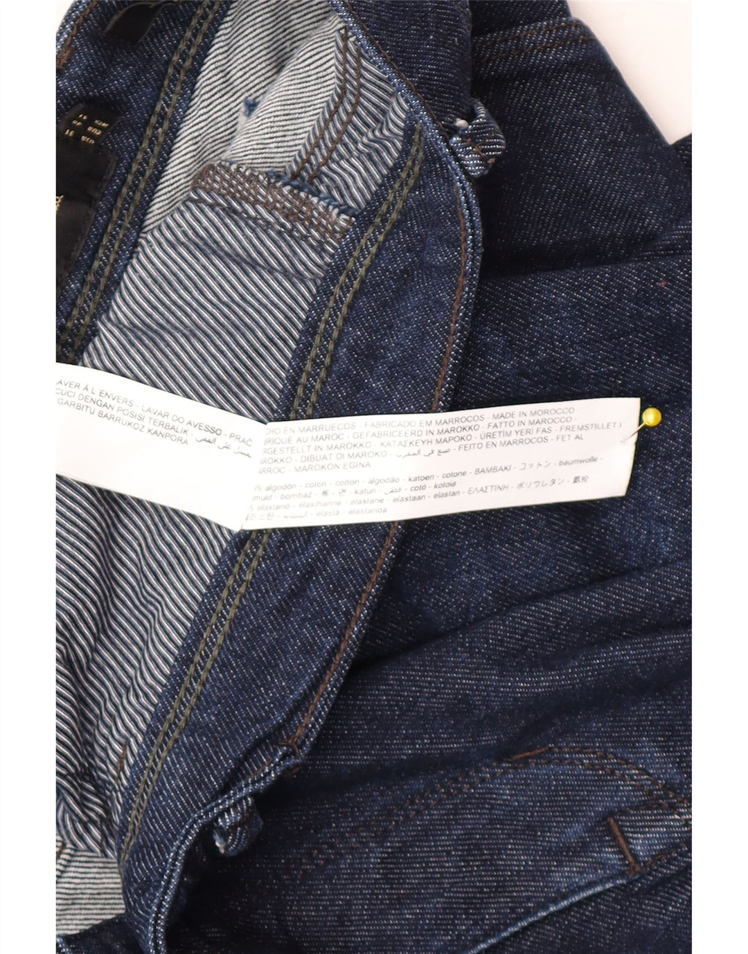 Massimo Dutti Herre Slim Jeans EU 40 Medium W31 L28 Marineblå Bomuld