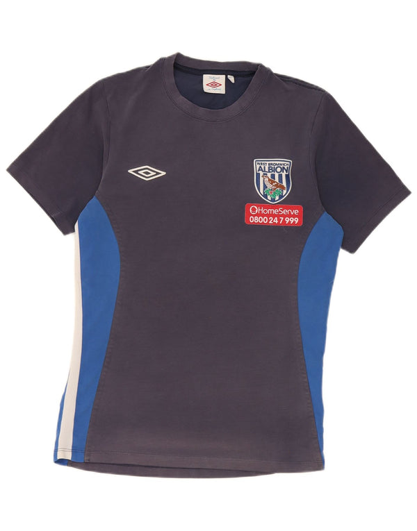 Umbro Herre West Bromwich Albion F.C. Grafisk T-shirt top lille marineblå
