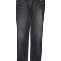 Iceberg Dame Slim Jeans W31 L34 Marineblå Bomuld