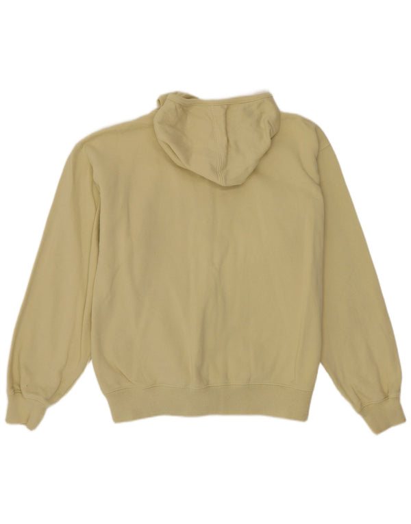 Asics Dame Oversized Hættetrøje Sweater UK 10 Lille Gul Bomuld
