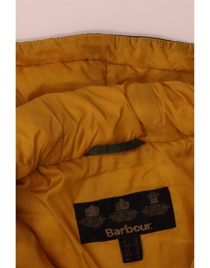 Barbour Dame Hættejakke UK 8 Small Green Polyester
