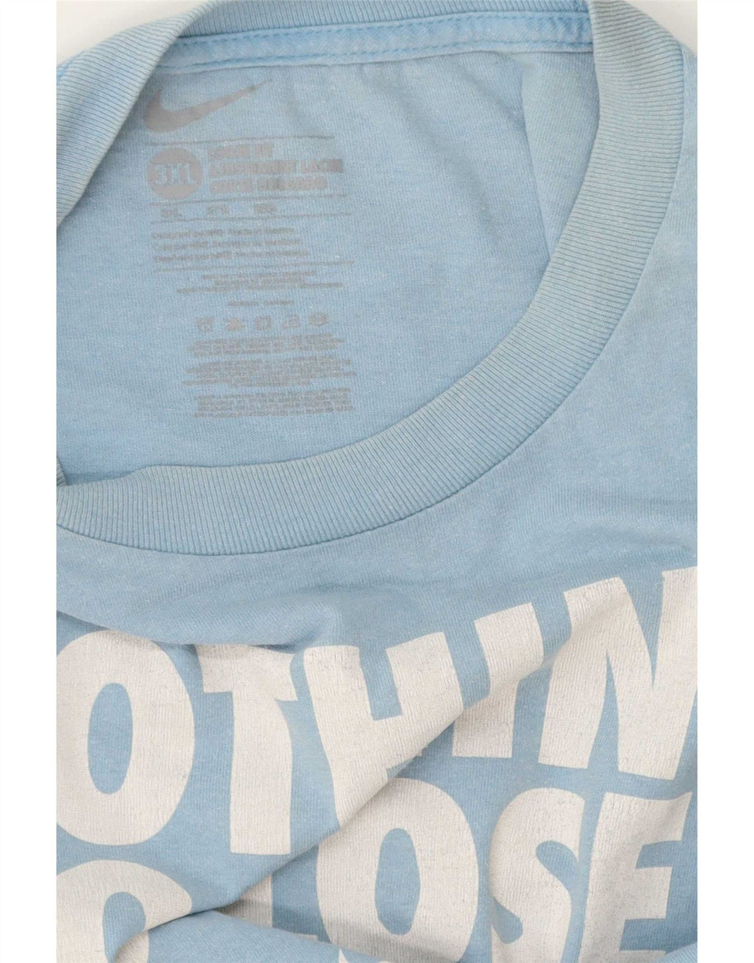 Nike Herre Loose Fit Grafisk T-Shirt Top 3XL Blå